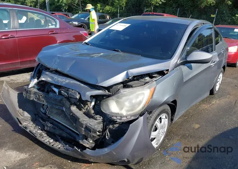 2013 Hyundai Accent Gls из США, поврежденный, VIN KMHCT4AE8DU554967